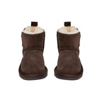 Wolgevoerde kinderschoenen ValeKB - Suède - Tan & Dark Brown - Sofie Schnoor
