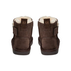 Wolgevoerde kinderschoenen ValeKB - Suède - Tan & Dark Brown - Sofie Schnoor