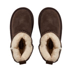 Wolgevoerde kinderschoenen ValeKB - Suède - Tan & Dark Brown - Sofie Schnoor