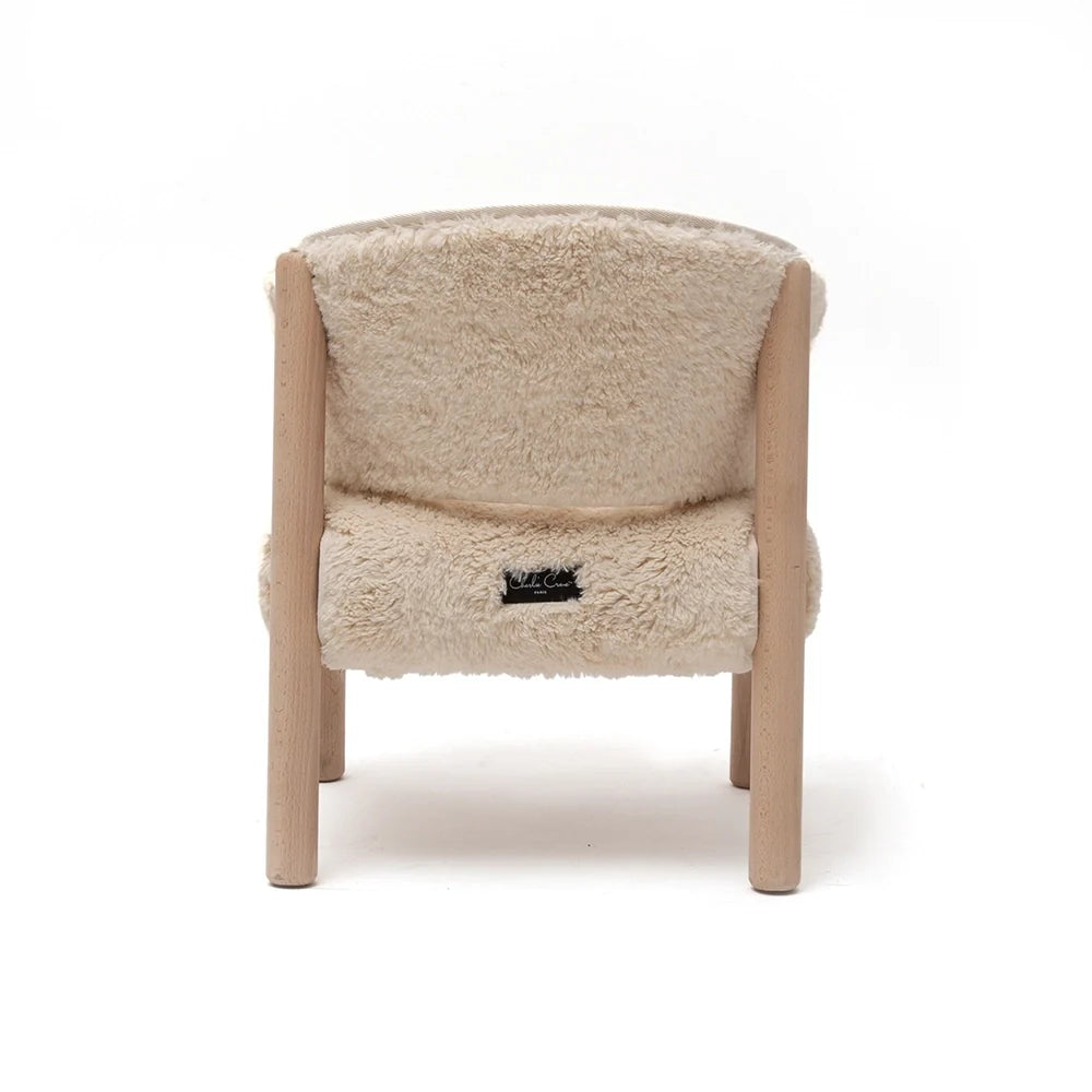 SABA kinderstoel - Fur Milk - Beukenhout - Charlie Crane