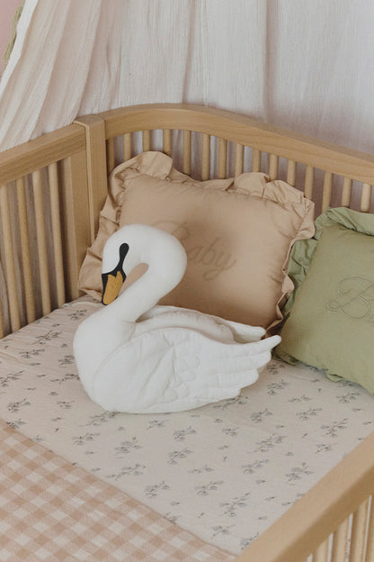 Cushion Swan – Zwanenkussen – Ivory – 30 × 30 cm – Lorena Canals