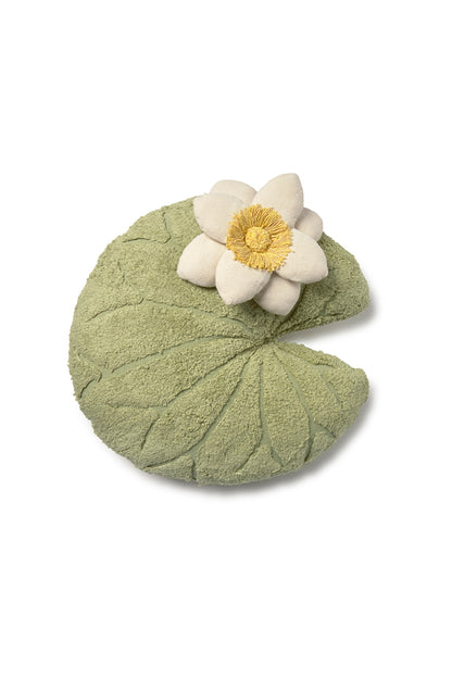 Floor Cushion Water Lily – Vloerkussen en poef – Matcha – 60 × 60 cm – Lorena Canals