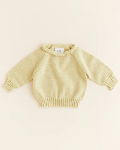 Pullover Georgette - Baby-Pullover - Merinowolle - HVID
