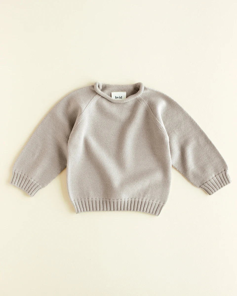 Pullover Georgette - Baby-Pullover - Merinowolle - HVID