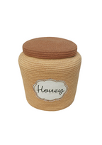 Basket Honey Pot - Opbergmand honingpot - Honey - Ø 28 × 27 cm - Lorena Canals - productfoto - afbeelding 2