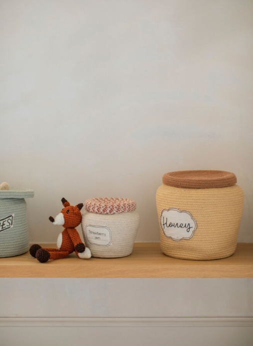 Basket Honey Pot – Opbergmand honingpot – Honey – Ø 28 × 27 cm – Lorena Canals
