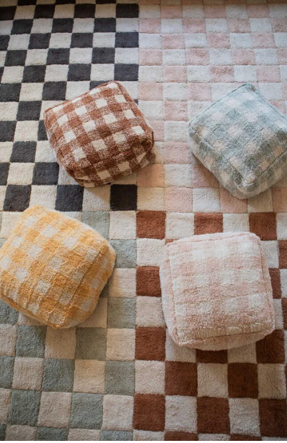 Pouf Vichy - Kinderpoef met ruitjes - Lorena Canals - productfoto - afbeelding 11