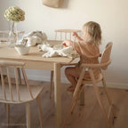 TOBO Evolving High Chair - Houten Meegroei Stoel - Kinderstoel - Charlie Crane