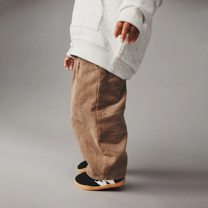 Corduroy broek Juno - Beige - Biologisch katoen - Wheat