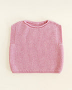 Vest Harvey - Spencer/mouwloos truitje - Merinowol - HVID - productfoto - afbeelding 4
