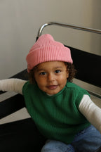 Vest Harvey Kids - 100% extra fine Italiaanse merino wol - HVID