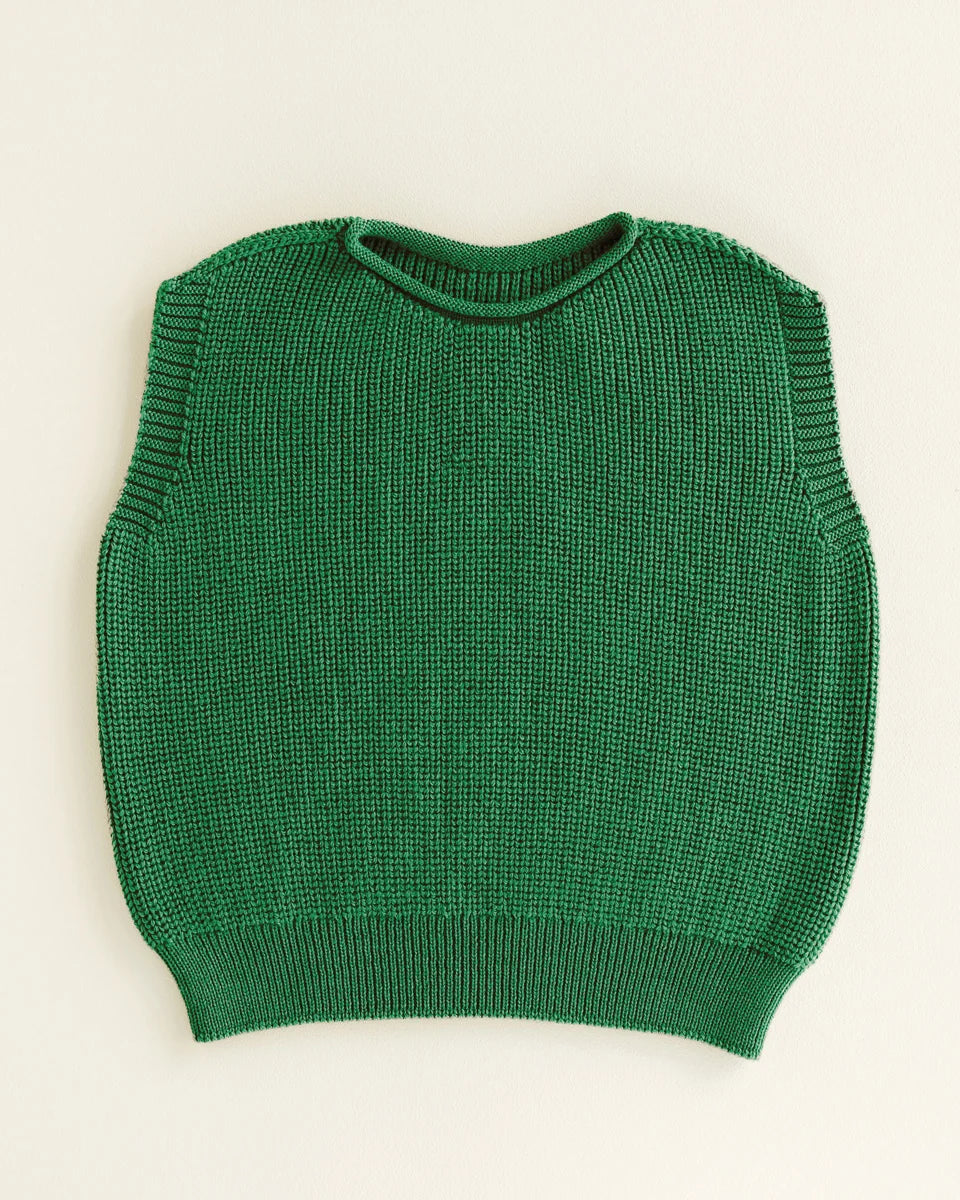 Vest Harvey Kids - 100% extra fine Italiaanse merino wol - HVID