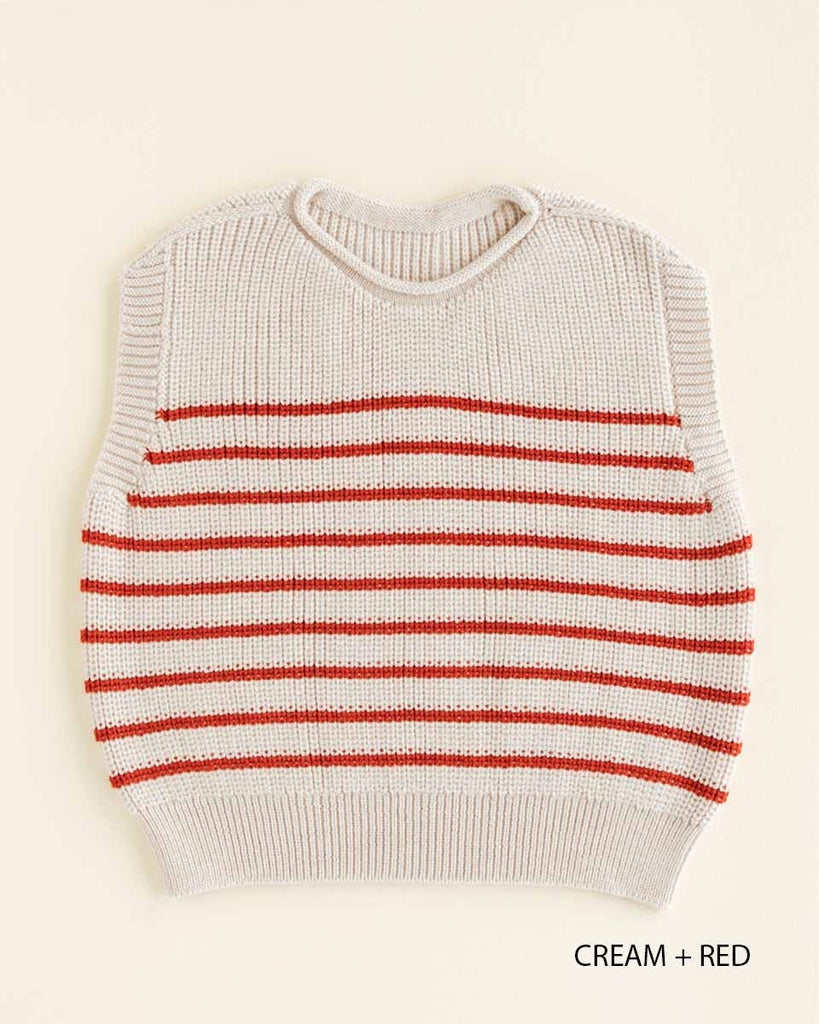 Vest Harvey Kids - 100% extra fine Italiaanse merino wol - HVID