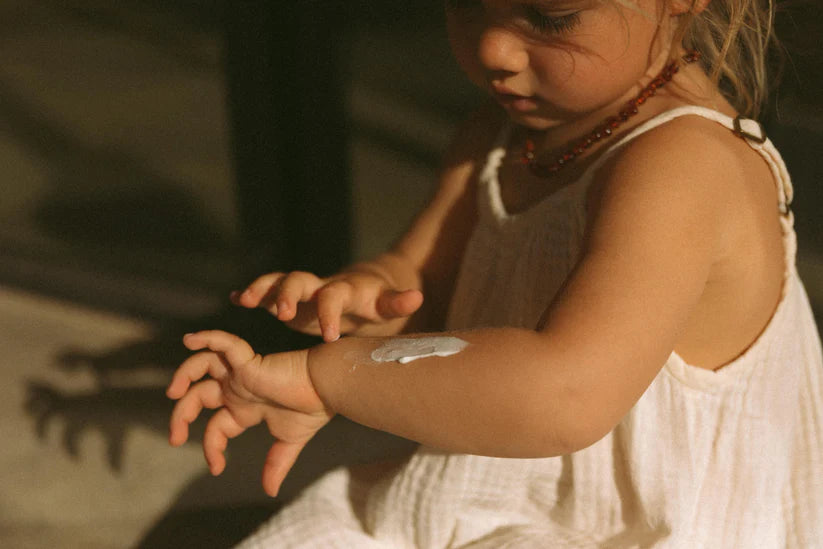 Natural Body Lotion - Baby & Kids - Oat Shea & Jojoba - Organic - Kenkô - productfoto - afbeelding 3