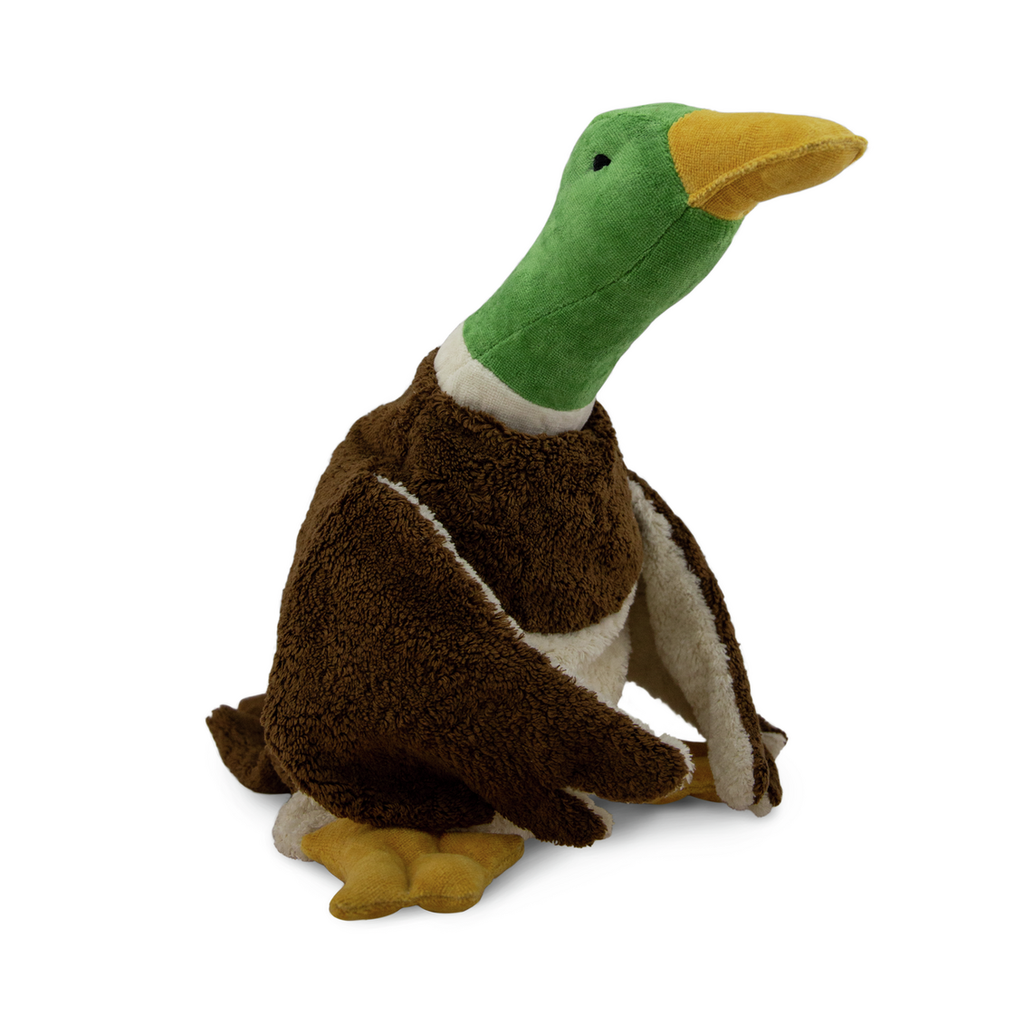 Cuddly Animal Duck Large - Großes Wärmekuscheltier Ente - Bio-Baumwolle & Wolle - Senger Naturwelt