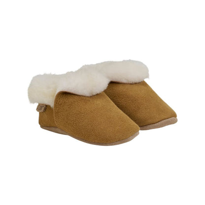 Booties Teddy - Suede - Camel - Huttelihut