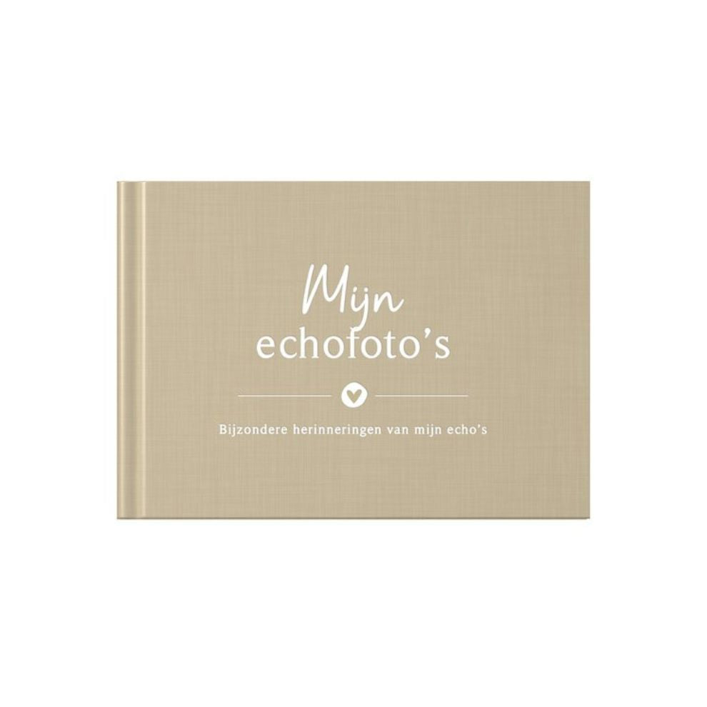 Baby Journal - My Ultrasound Book - Linen Taupe - Fyllbooks