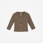Gebreid vestje - Merino wol - Cocoa Creme/bruin - CeLaVi - productfoto