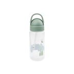 Drinkfles met rietje - Straw bottle - Happy Clouds - Croco/Green - 350 ml - Done by Deer - productfoto - afbeelding 2