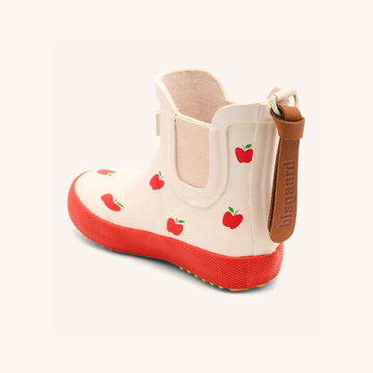 Natuurrubber regenlaars - Laag model - Appeltjes - Bisgaard