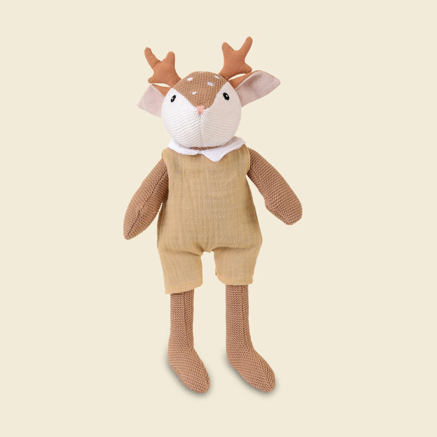 Cuddly Toy Woody Deer - Knitted cotton - 0+ years - Egmont Toys