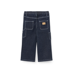 Wijde spijkerbroek - Organic Pocket Jeans wide fit - 100% biologisch Raw Denim - Copenhagen Colors - achterkant