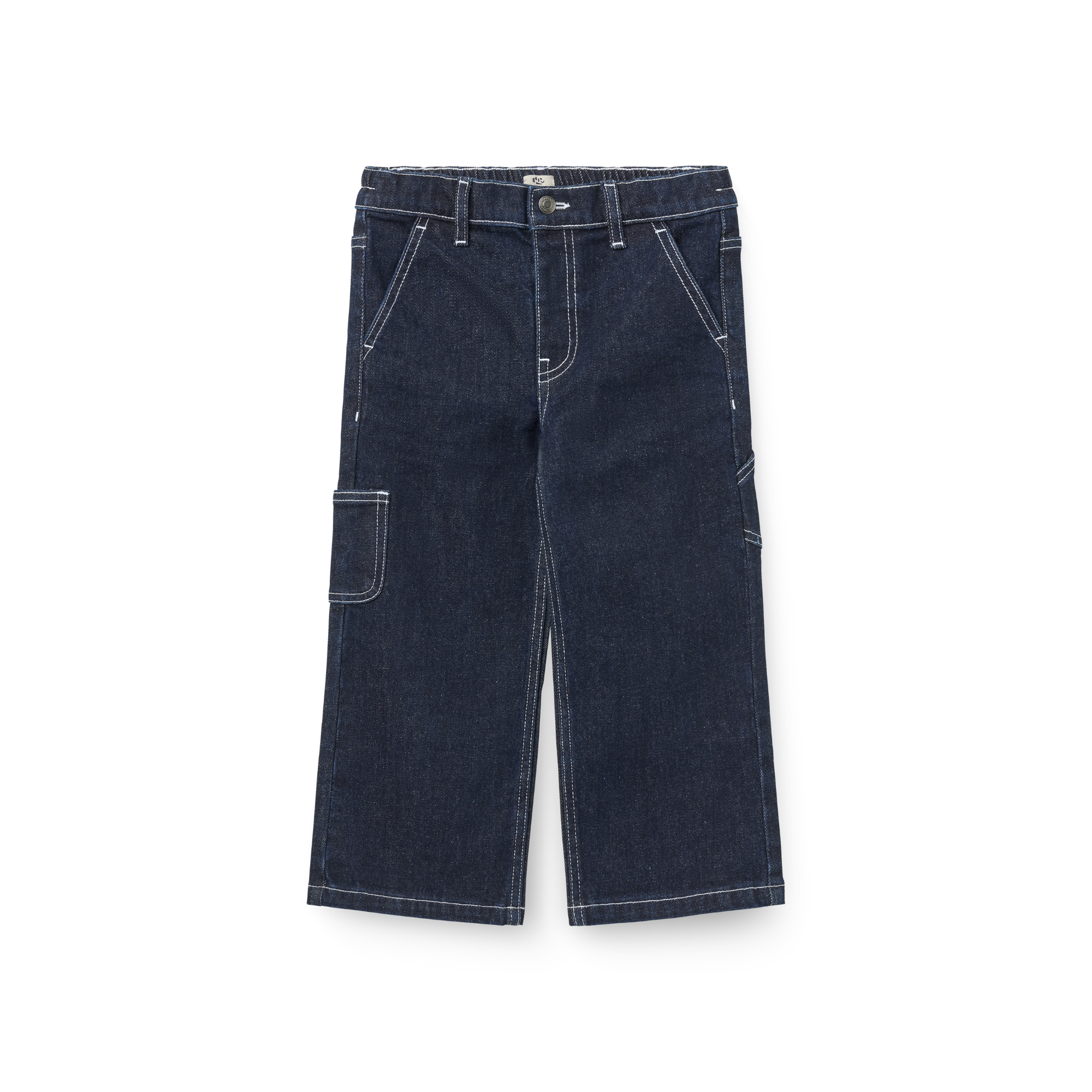 Wijde spijkerbroek - Organic Pocket Jeans wide fit - 100% biologisch Raw Denim - Copenhagen Colors - voorkant