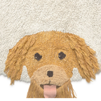 Wasbaar vloerkleed Dogs - Naturel - Ø 140 cm - Lorena Canals - productfoto - afbeelding 8