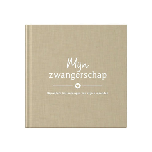 Baby Fill-in Book - Fill-in Book My Pregnancy - Linen Taupe - Fyllbooks