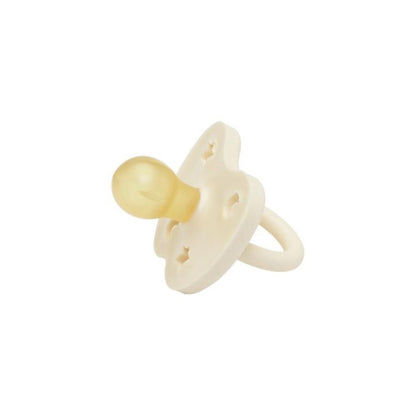 HEVEA - Pacifier Milky White Round - Teat - 100% natural rubber - 100% plastic-free