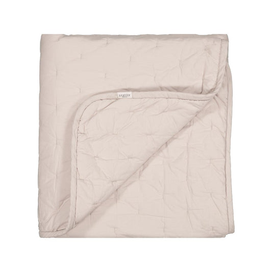 Quilted Blanket – 100% biologisch katoen – 120x120 cm - Alida - Grey Sand - MarMar Copenhagen