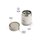 Thermo bewaarbeker - Insulated food jar - Celebration - Sand - 300 ml - Done by Deer - productfoto - afbeelding 2