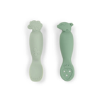 Oefen lepelset - Learning spoon set - Tiny farm - Green - Done by Deer - productfoto
