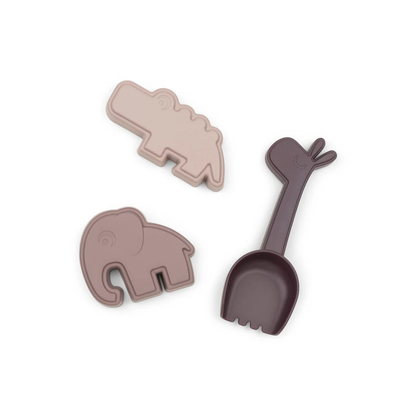 Sandschaufel und Förmchen - Sand play set 3 pcs - Deer friends - Powder - Done by Deer