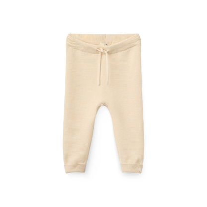 Gebreid broekje - Cotton Baby Leggings - Biologisch katoen - Ecru/Cream - Copenhagen Colors