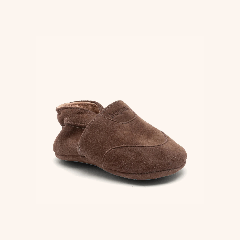 Newborn slofjes - Kruipschoentjes - Suede - Bisgaard
