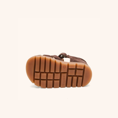 Leren sandaal Beka s - Suede - Cacao - Bisgaard