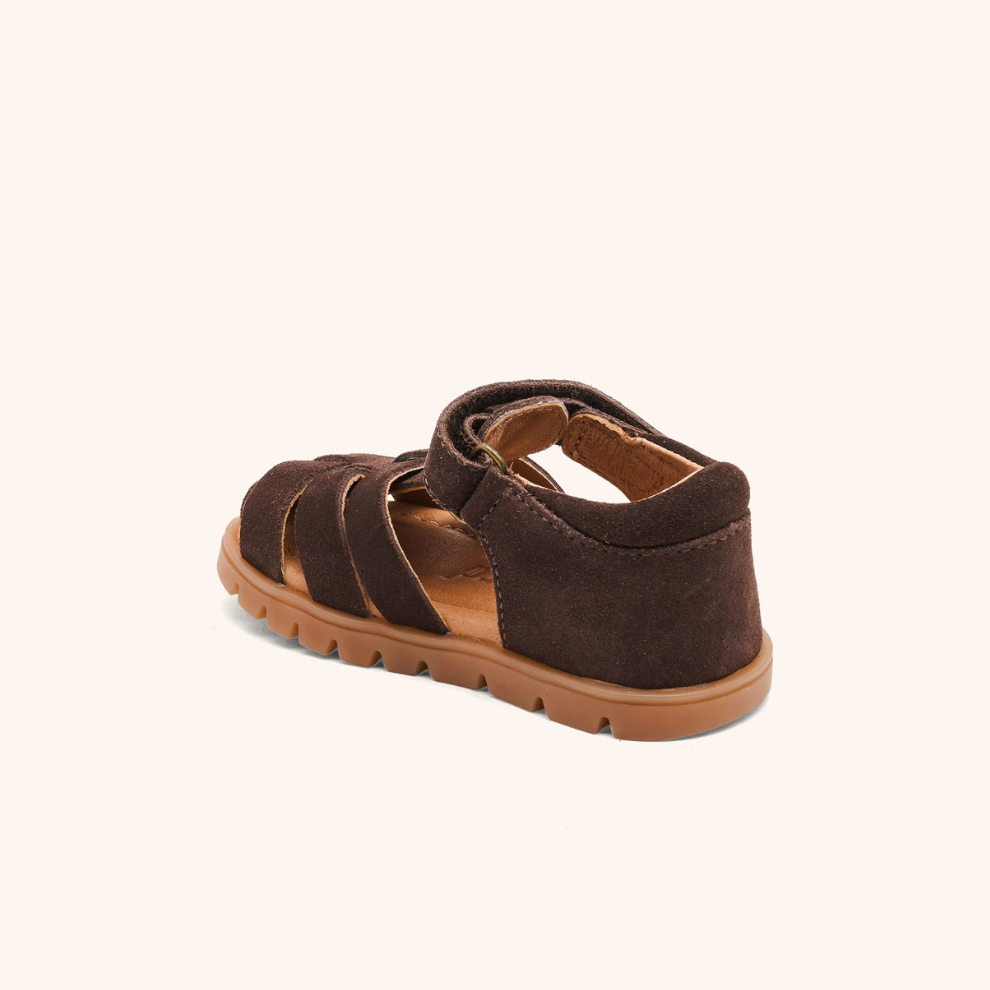 Leren sandaal Beka s - Suede - Cacao - Bisgaard
