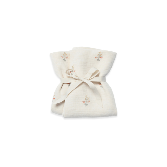 Hydrofiele doeken - Muslin Blanket - 2 paar - 60x60 cm - Fraise - Garbo&Friends