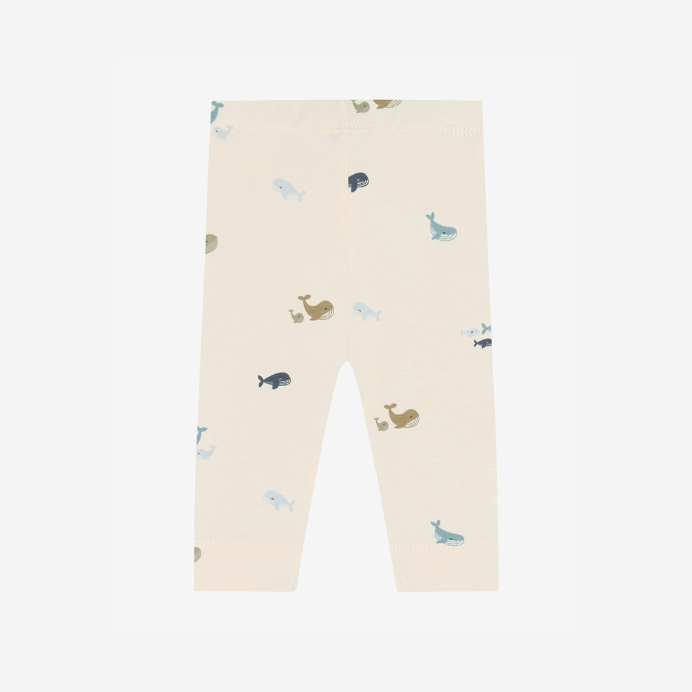 Leggings - Organic Cotton - Arctic Ice/Whales - Fixoni