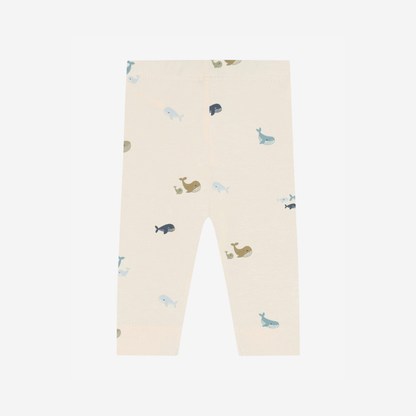 Leggings - Organic Cotton - Arctic Ice/Whales - Fixoni