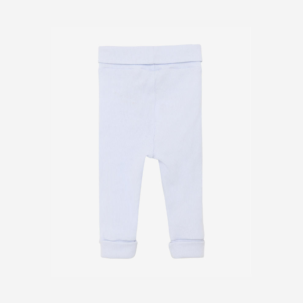 Baby Rib Legging - Biologisch katoen - Arctic Ice - GOTS - Fixoni