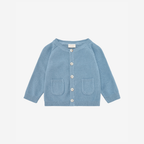 Fixoni Gebreid Baby Vestje - Biologisch Katoen - Knit Cardigan - Mountain Spring - GOTS - Fixoni - productfoto