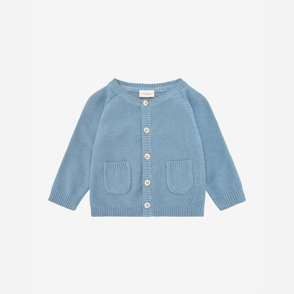 Fixoni Gebreid Baby Vestje - Biologisch Katoen - Knit Cardigan - Mountain Spring - GOTS - Fixoni