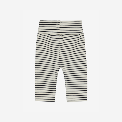 Baby leggings - Organic cotton - Pants YD Stripe - Navy Blazer - Huttelihut