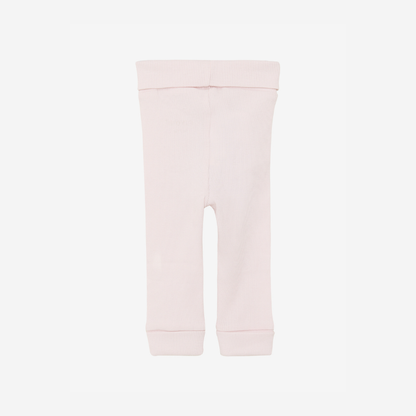 Baby Rib Legging - Organic Cotton - Hushed Violet - GOTS - Fixoni