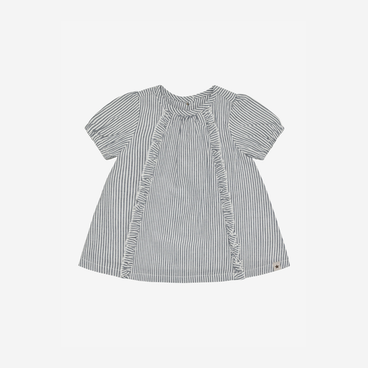 Summer dress - Organic cotton - Bering Sea - Dress SS YD Stripe - Huttelihut