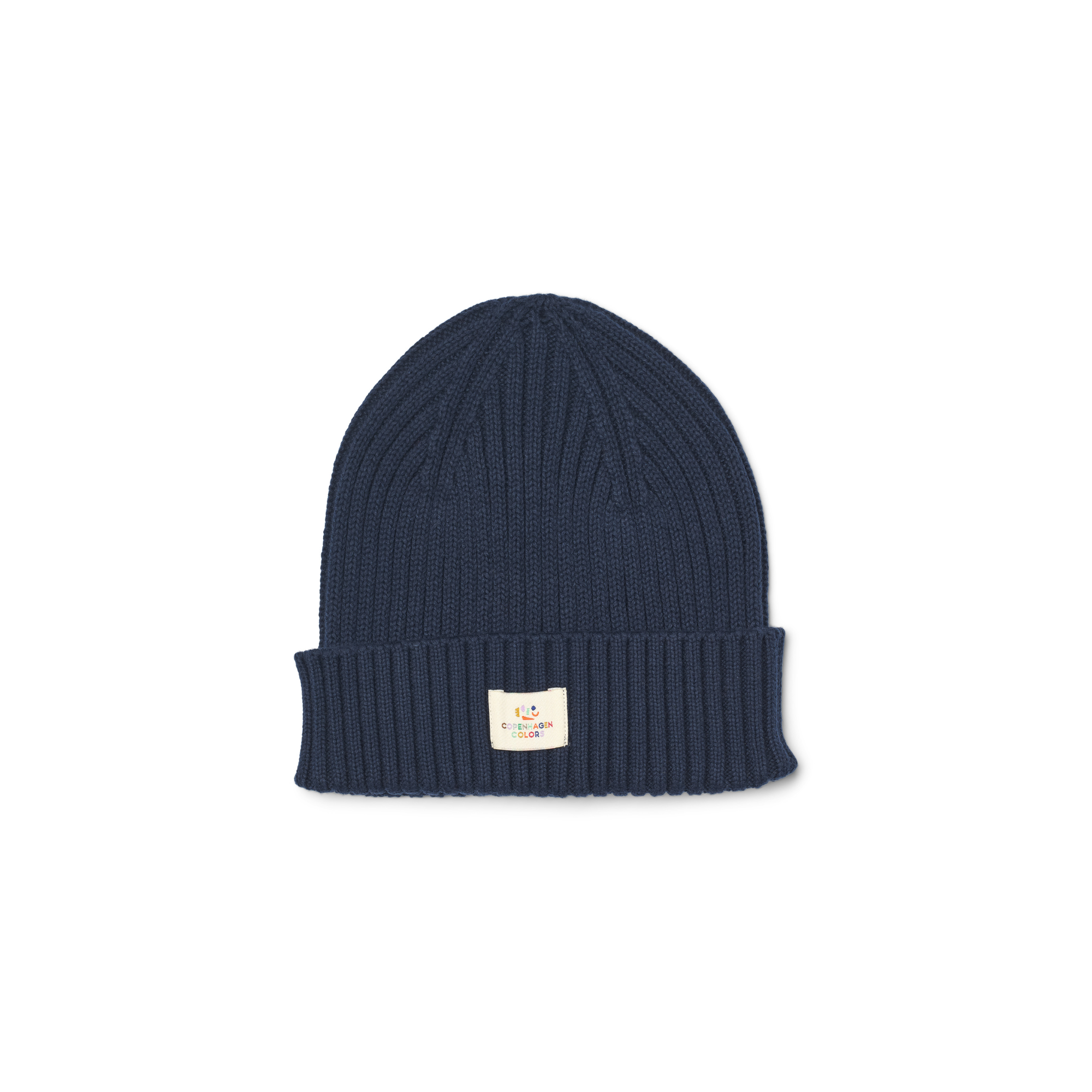 Gebreide muts - Knitted Beanie - 100% biologisch katoen - Copnehagen Colors - navy