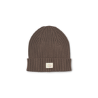 Gebreide muts - Knitted Beanie - 100% biologisch katoen - Copnehagen Colors- dark brown