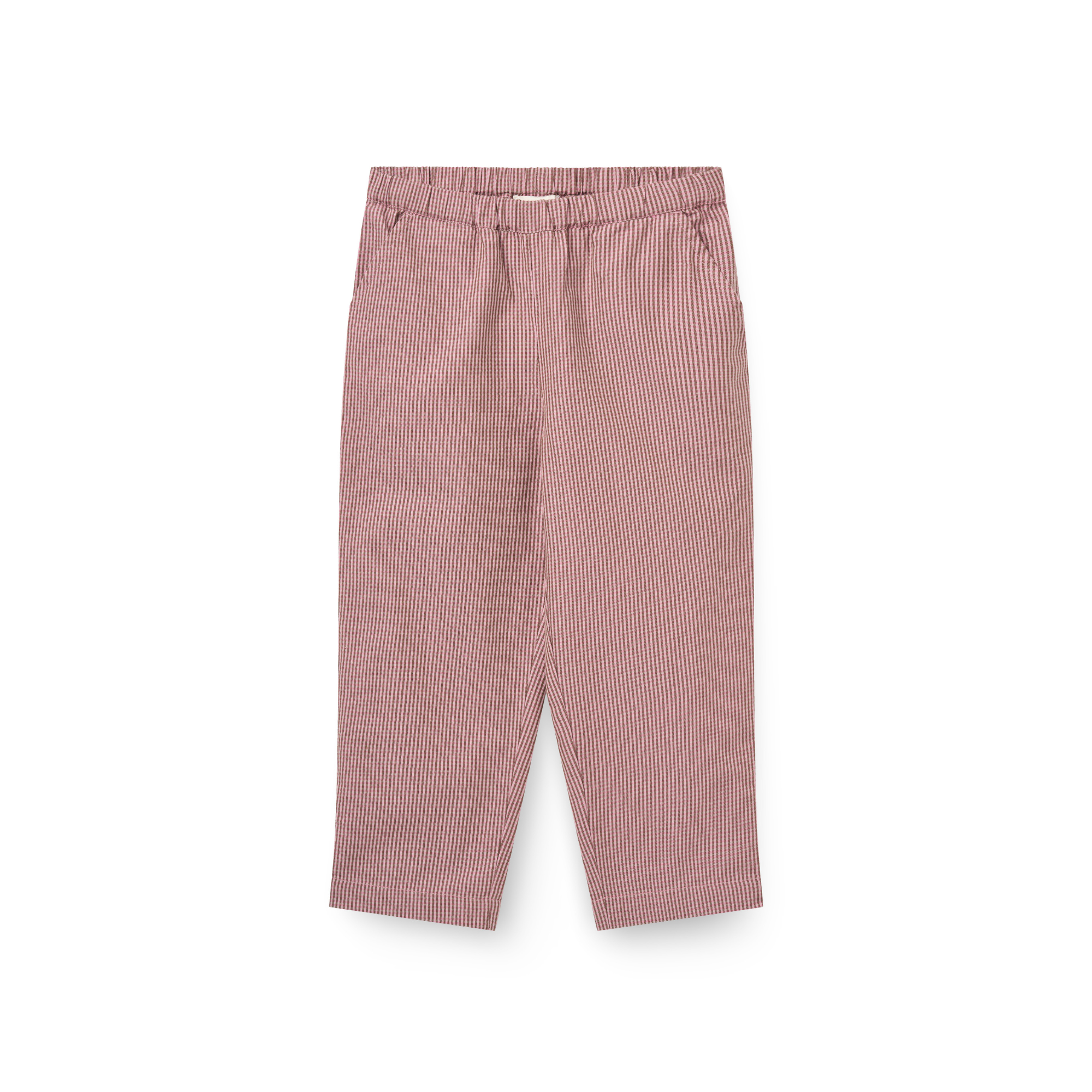 Geruite broek - Winter Rose Check Comb - 100% biologisch katoen - Copenhagen Colors - voorkant
